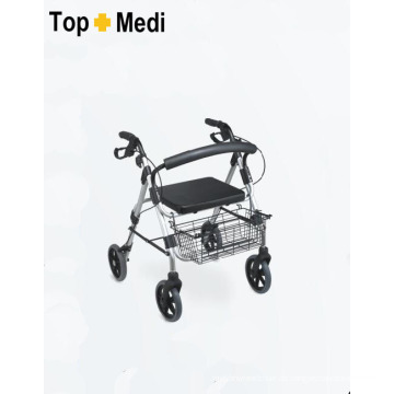 Topmedi Medizinische Ausrüstung Faltbarer Aluminium Roller mit Bremse